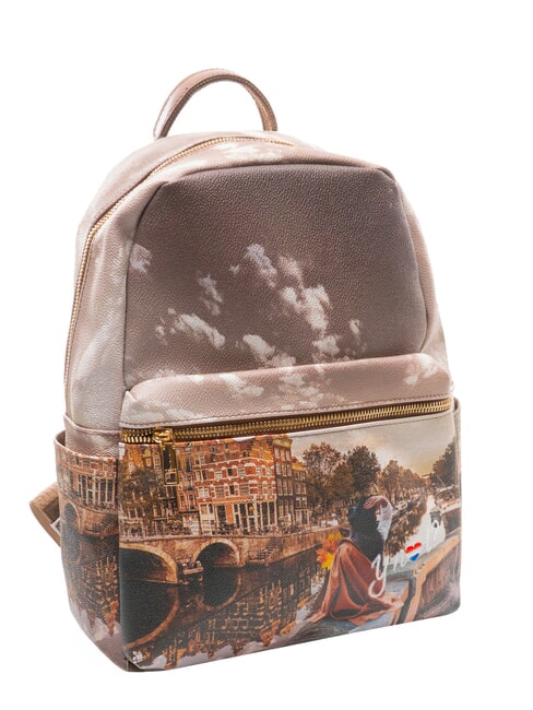 YESBAG Gro&szlig;er Rucksack mit Tasche Herbst in Holland - Damentaschen