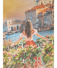 YNOT YESBAG Clutch mit Schulterriemen aus Metall blumenreicher Kanal - Damentaschen - 3