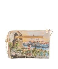 YNOT YESBAG Clutch mit Schulterriemen aus Metall blumenreicher Kanal - Damentaschen - 4