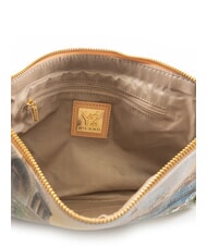 YNOT YESBAG Clutch mit Schulterriemen aus Metall blumenreicher Kanal - Damentaschen - 5