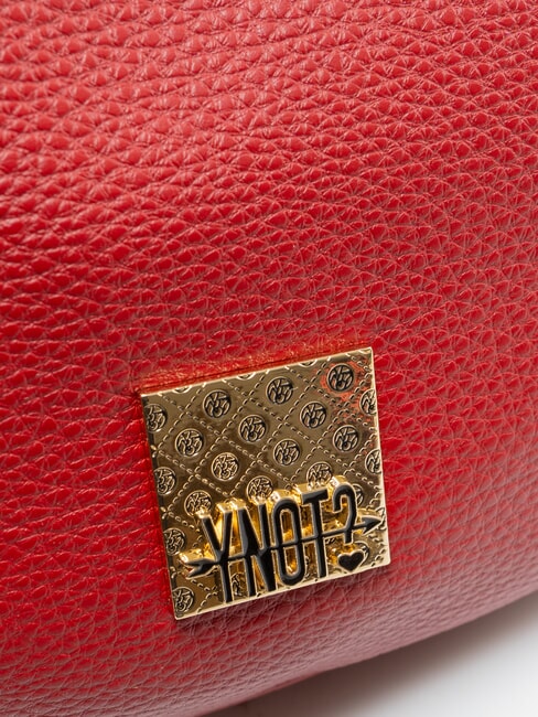 RACHEL Gro&szlig;e halbmondf&ouml;rmige Tasche mit Schultergurt Kirsche - Damentaschen