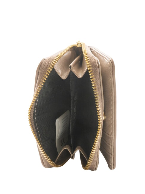 AMBER Kleine Geldb&ouml;rse mit Logo Honig - Brieftaschen Damen