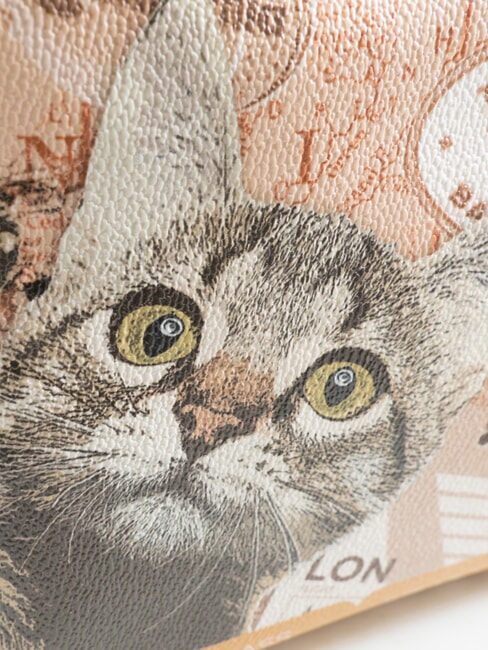 BEST FRIENDS Umh&auml;ngetasche Katzenkarte - Damentaschen