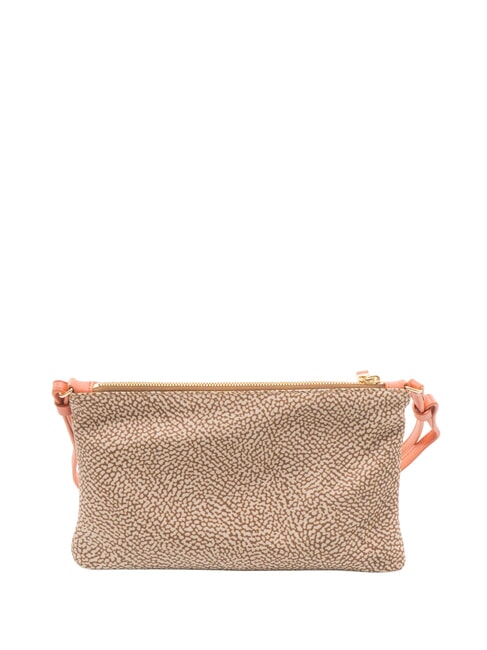 CLASSICA Umh&auml;ngetasche beige/rote Papaya - Damentaschen