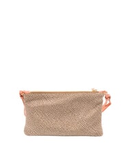 BORBONESE CLASSICA Umh&auml;ngetasche beige/rote Papaya - Damentaschen - 4