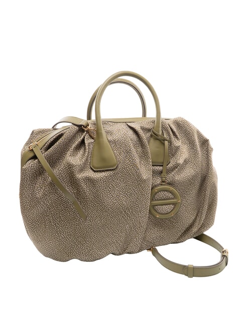 VIS-A-VIS Maxi-Handtasche mit Schulterriemen Olive - Damentaschen
