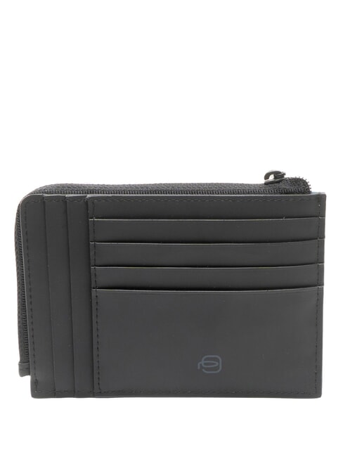 CORNER SPECIALE GOMMATO Zip-Kartenhalter Schwarz - Brieftaschen Herren