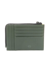 PIQUADRO CORNER SPECIALE GOMMATO Zip-Kartenhalter GR&Uuml;N - Brieftaschen Herren - 2