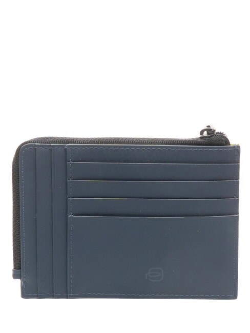 CORNER SPECIALE GOMMATO Zip-Kartenhalter Blau - Brieftaschen Herren