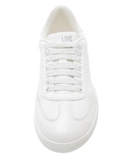LOVE MOSCHINO CLOUD25 Ledersneakers Wei&szlig; - Damenschuhe - 5