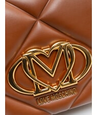 LOVE MOSCHINO EMBOSSED Mini-Schultertasche braun - Damentaschen - 3