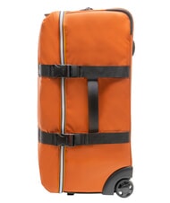 KWAY BLOSSAC  Mittelgro&szlig;er wasserdichter Trolley orange br&auml;unlich-schwarz - Halbharte Trolleys - 5