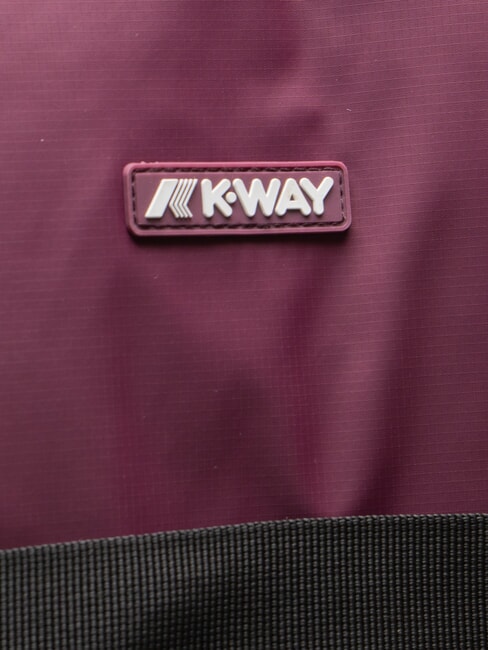 BLOSSAC  Mittelgro&szlig;er wasserdichter Trolley violett-malvenfarbenes Weinrot - Halbharte Trolleys