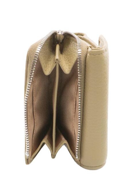 WALLETS GRAIN Kleine Geldb&ouml;rse aus genarbtem Leder Weide - Brieftaschen Damen
