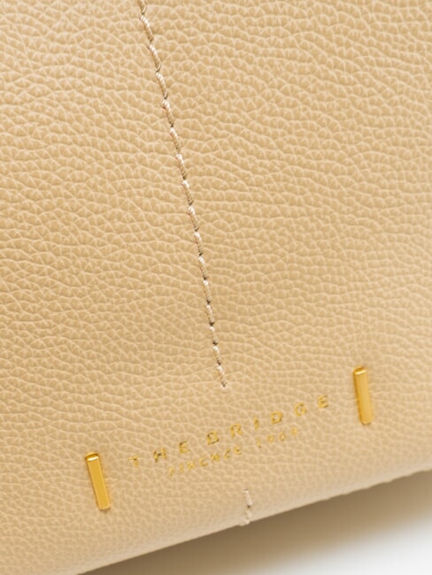 LETIZIA Schultertasche, Leder Butter abb. Gold - Damentaschen