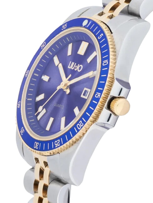 COMPANY LADY Seiko Uhrwerk VJ12 Silber/Gold - Uhren