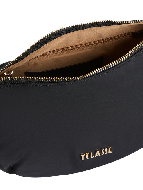 BREEZE NYLON Schultertasche, halbmondf&ouml;rmig Schwarz - Damentaschen