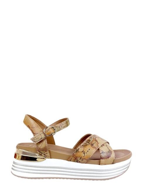 GEO Keilsandale NAT&Uuml;RLICH - Damenschuhe