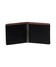 HERSCHEL ROY Geldb&ouml;rse Schwarz/Kleeblatt/Sattelbraun - Brieftaschen Herren - 2