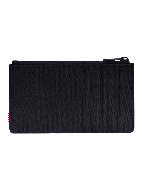 OSCAR Flaches Kartenetui mit M&uuml;nzfach Schwarzton - Brieftaschen Damen