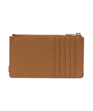 HERSCHEL OSCAR Flaches Kartenetui mit M&uuml;nzfach bronzebraun - Brieftaschen Damen - 2