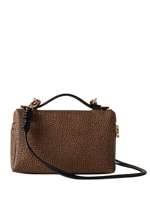 GEMINI Mini-Tasche, in der Hand getragen, mit Schultergurt natur op / schwarz - Damentaschen