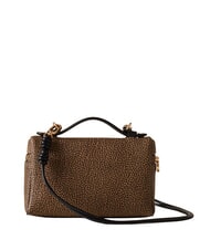 BORBONESE GEMINI Mini-Tasche, in der Hand getragen, mit Schultergurt natur op / schwarz - Damentaschen - 3