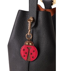 BORBONESE KEYRING Marienk&auml;fer-Schl&uuml;sselanh&auml;nger natur op / korallenrot - Schl&uuml;sselanh&auml;nger und Schl&uuml;sseletuis - 3