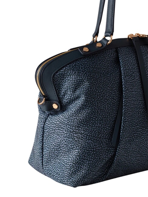 FRAME Gep&auml;cktasche mit Schultergurt blauer Lapislazuli - Damentaschen