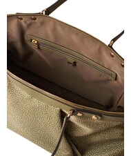 BORBONESE FRAME Gep&auml;cktasche mit Schultergurt Olive - Damentaschen - 4