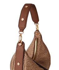 BORBONESE FRAME Hobo-Tasche, Mini-Tasche, Schultertasche beiger Meer - Damentaschen - 5