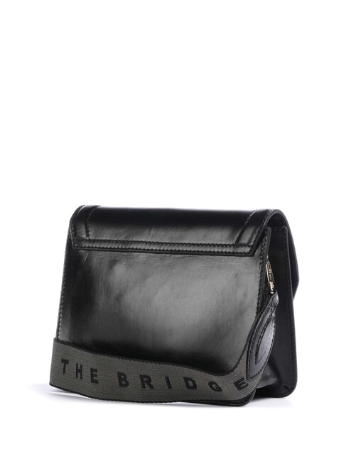 ELBA Schultertasche aus Leder Schwarzes Gold - Damentaschen