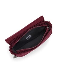 KIPLING ARAS  Umh&auml;ngetasche bordeauxrotes Jacquard-Fliesenmuster - Damentaschen - 4