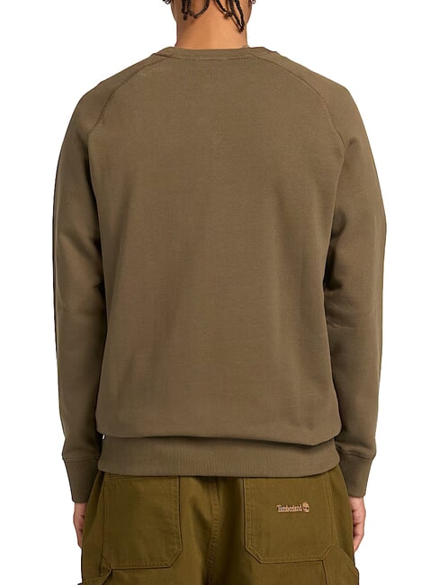 ER BASIC REGULAR Sweatshirt mit Rundhalsausschnitt Blattgr&uuml;n-Kasselerde - Sweatshirts Herren