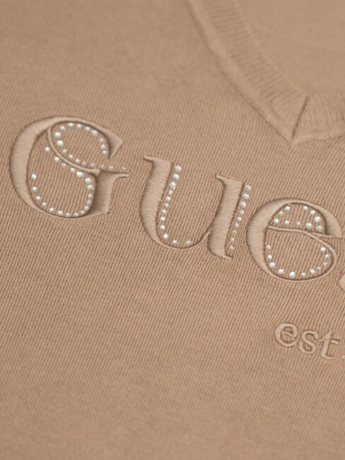 SAYLOR LOGO  Pullover Seide Taupe - Damenpullover