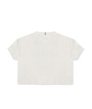 TOMMY HILFIGER TH KIDS Baumwoll-T-Shirt Wei&szlig; - Kinder-T-Shirt - 3