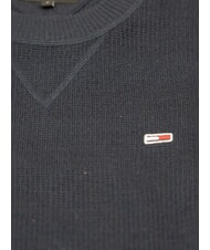 TOMMY HILFIGER TH JEANS Rundhalspullover dunkle Nachtmarine - Herrenpullover - 2