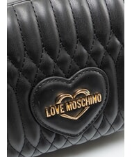 LOVE MOSCHINO BUBBLY LOVE Mini-Schultertasche Schwarz - Damentaschen - 3