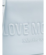 LOVE MOSCHINO SIGNATURE LOVE Clutch mit Schulterriemen hellblau - Damentaschen - 3