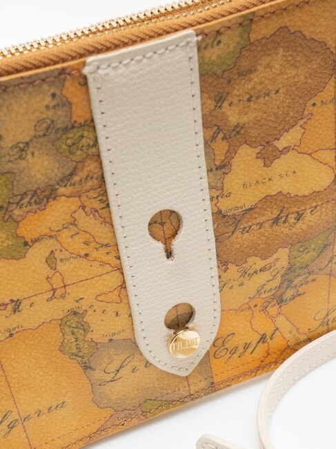 ESCAPE GEO Schultertasche mit Kette und Schulterriemen Elfenbein - Damentaschen