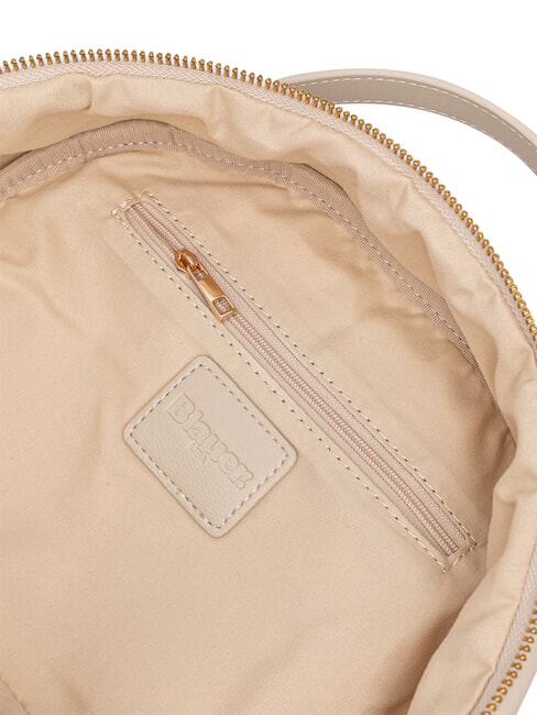 MUSHY Rucksack mit mehreren F&auml;chern Wei&szlig; - Damentaschen