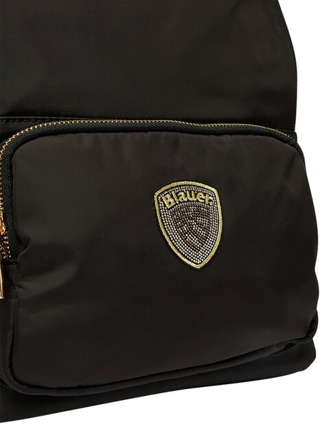 TWENTYFOUR Rucksack mit mehreren F&auml;chern SCHWARZ - Damentaschen