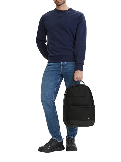 ESSENTIAL Rucksack mit mehreren F&auml;chern SCHWARZ - Rucks&auml;cke f&uuml;r Schule &amp; Freizeit