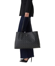 GUESS WILDER Einkaufstasche, doppelt tragbar dunkelgrau - Damentaschen - 2