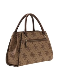 GUESS NOELLE 2 LUXURY Handtasche Latte-Logo / braun - Damentaschen - 4
