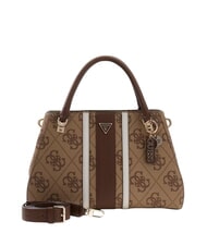 GUESS NOELLE 2 LUXURY Handtasche Latte-Logo / braun - Damentaschen - 5