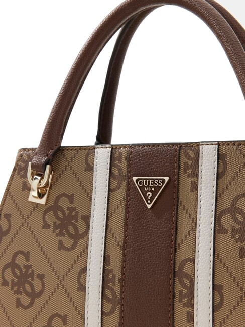 NOELLE 2 LUXURY Handtasche Latte-Logo / braun - Damentaschen