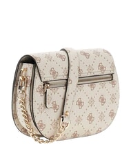 GUESS EMELIE LOGO Umh&auml;ngetasche Vanille-Logo - Damentaschen - 3