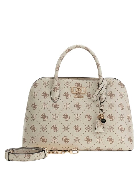 EMELIE LOGO2 Handtasche mit Schulterriemen Vanille-Logo - Damentaschen