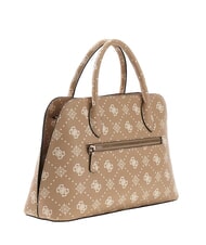 GUESS EMELIE LOGO2 Handtasche mit Schulterriemen Keks-Logo - Damentaschen - 2